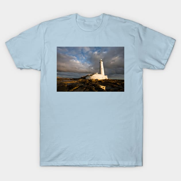 St Mary's Island reflected (2) T-Shirt by Violaman